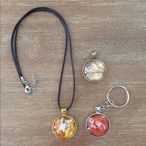 Glass pendants